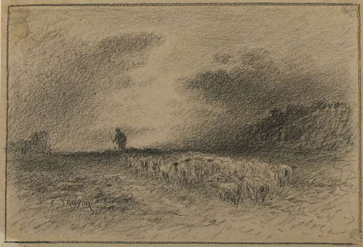 Landscape with a Shepherd and Sheep